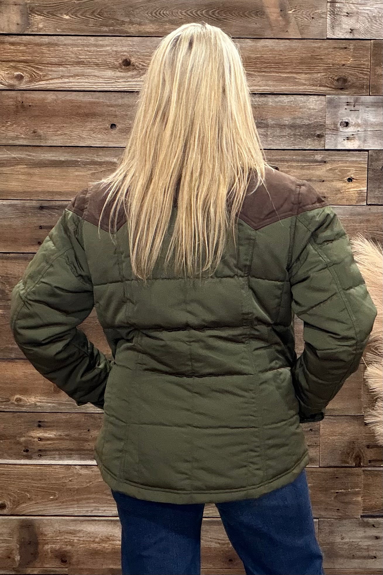 Lenora Dark Olive Jacket by Kimes Ranch