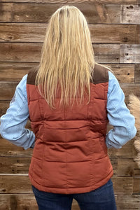 Lenora Burnt Red Vest by Kimes Ranch-Vest-Kimes-Gallop 'n Glitz- Women's Western Wear Boutique, Located in Grants Pass, Oregon