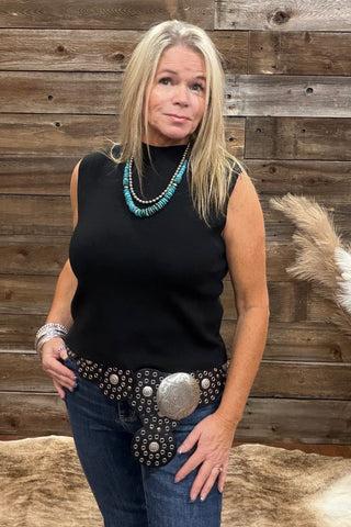 The Essential Shell Black-Top-Kerisma-Gallop 'n Glitz- Women's Western Wear Boutique, Located in Grants Pass, Oregon