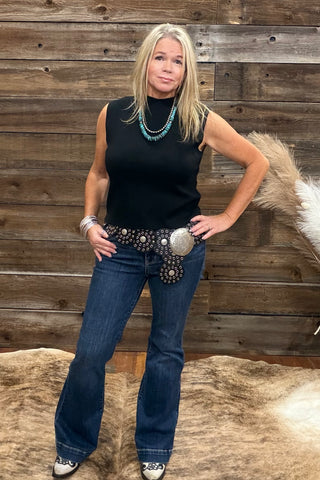 The Essential Shell Black-Top-Kerisma-Gallop 'n Glitz- Women's Western Wear Boutique, Located in Grants Pass, Oregon