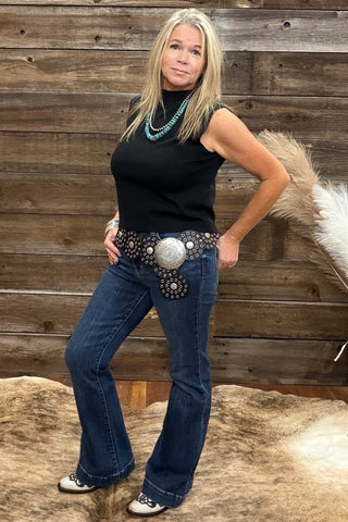 The Essential Shell Black-Top-Kerisma-Gallop 'n Glitz- Women's Western Wear Boutique, Located in Grants Pass, Oregon