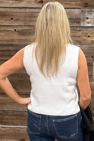The Essential Shell White-Top-Kerisma-Gallop 'n Glitz- Women's Western Wear Boutique, Located in Grants Pass, Oregon