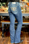 Aztec Goddess Mid Rise Bootcut Jean by Miss Me-Bootcut-Miss Me-Gallop 'n Glitz- Women's Western Wear Boutique, Located in Grants Pass, Oregon