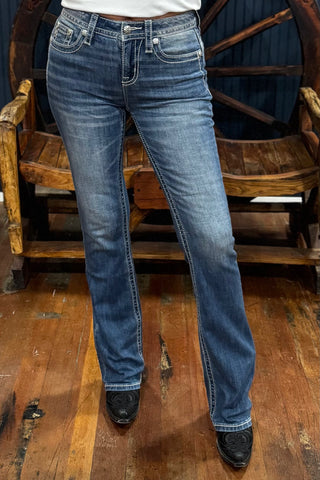 Aztec Dreamcatcher Bootcut Jean by Miss Me-Bootcut-Miss Me-Gallop 'n Glitz- Women's Western Wear Boutique, Located in Grants Pass, Oregon