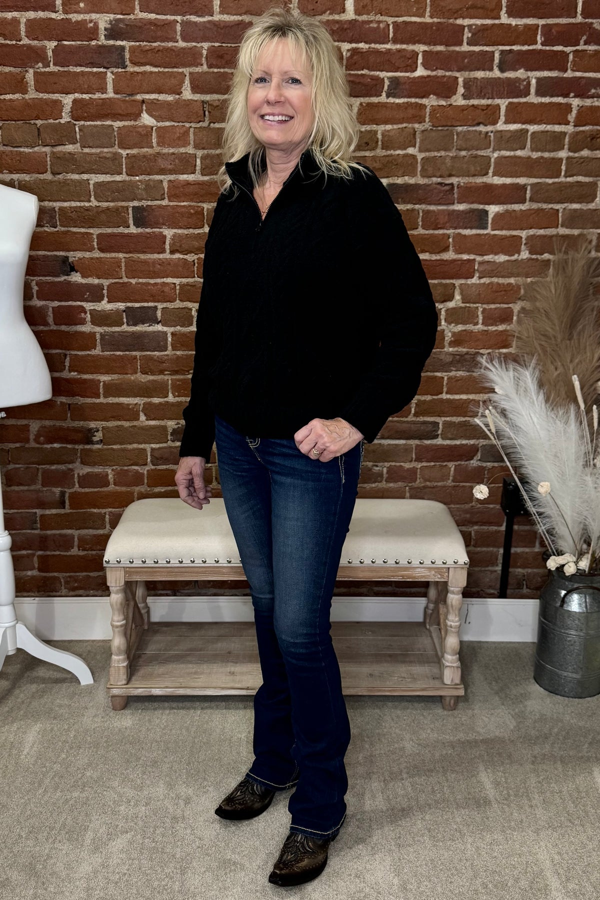 Dust 'n Diamonds Longhorn Bootcut Jean by Miss Me-Bootcut-Miss Me-Gallop 'n Glitz- Women's Western Wear Boutique, Located in Grants Pass, Oregon