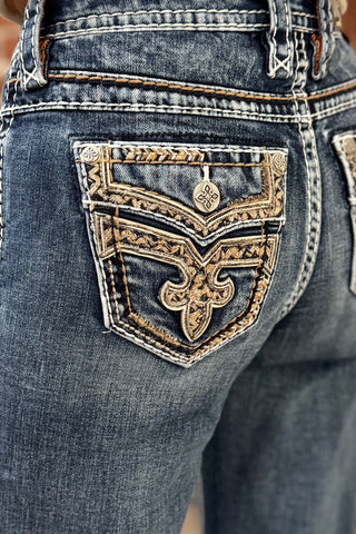 FINAL SALE - Rock Revival "MILLIE" High Rise Wide Leg Jean-Wide Leg-Rock Revival-Gallop 'n Glitz- Women's Western Wear Boutique, Located in Grants Pass, Oregon