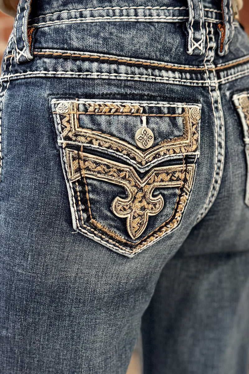 Rock Revival "MILLIE" High Rise Wide Leg Jean-Wide Leg-Rock Revival-Gallop 'n Glitz- Women's Western Wear Boutique, Located in Grants Pass, Oregon