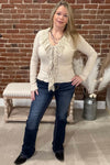Ruffles and Romance Top By Miss Me-Top-Miss Me-Gallop 'n Glitz- Women's Western Wear Boutique, Located in Grants Pass, Oregon