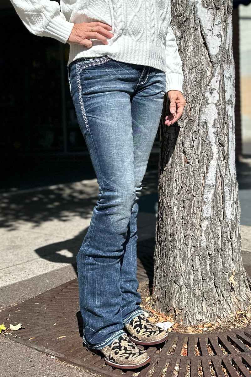 Rock Revival "MADISYN" Bootcut Jean-Bootcut-Rock Revival-Gallop 'n Glitz- Women's Western Wear Boutique, Located in Grants Pass, Oregon