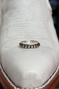 Sterling Silver Mini Ball Ring-Jewelry-BOHO SOL-Gallop 'n Glitz- Women's Western Wear Boutique, Located in Grants Pass, Oregon