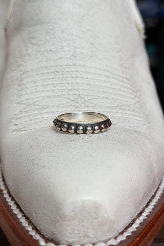 Sterling Silver Mini Ball Ring-Jewelry-BOHO SOL-Gallop 'n Glitz- Women's Western Wear Boutique, Located in Grants Pass, Oregon