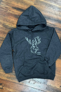 Men's Moose Hoodie by Outback-Men's Outerwear-Outback Trading-Gallop 'n Glitz- Women's Western Wear Boutique, Located in Grants Pass, Oregon