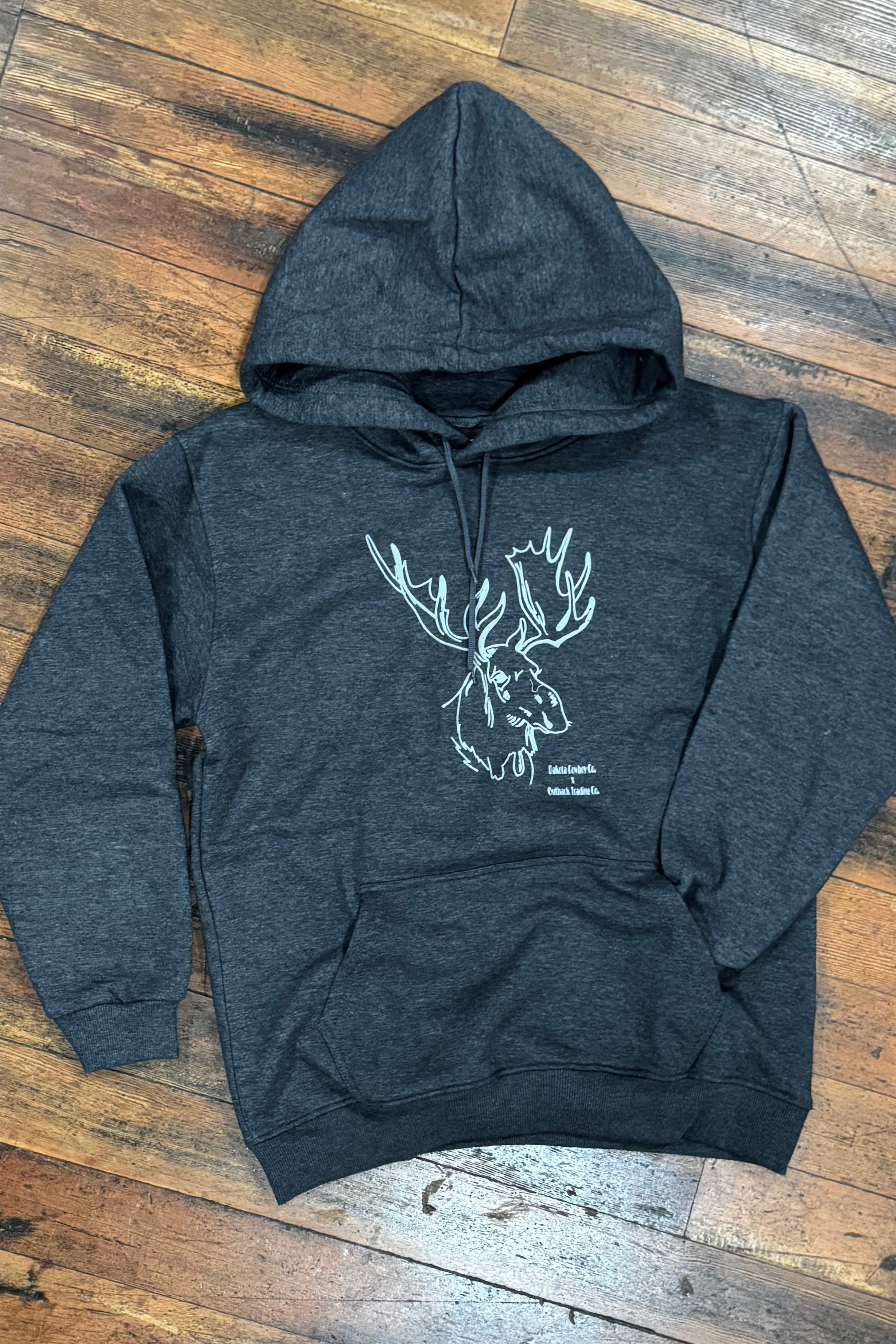 Men's Moose Hoodie by Outback-Men's Outerwear-Outback Trading-Gallop 'n Glitz- Women's Western Wear Boutique, Located in Grants Pass, Oregon