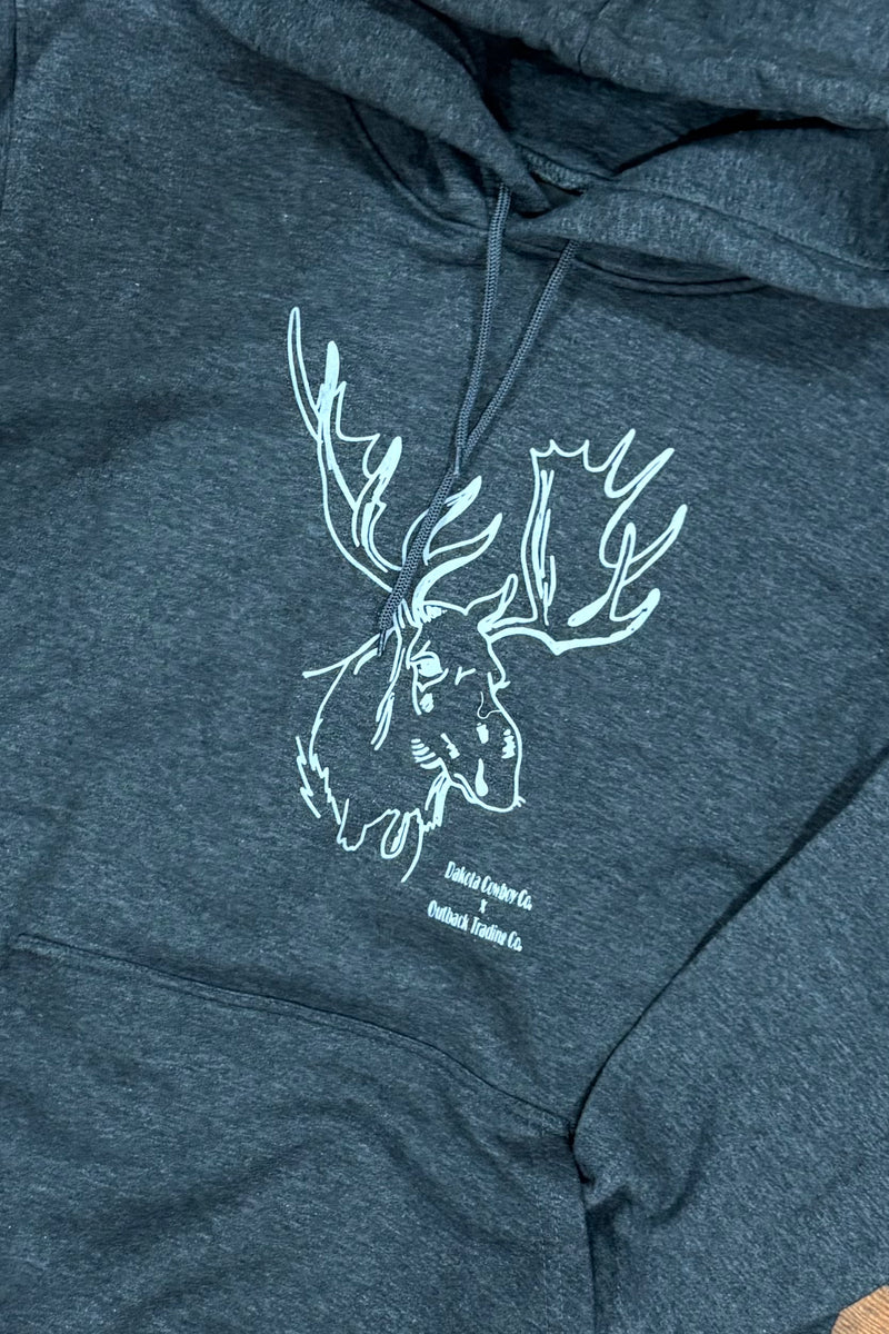 Men's Moose Hoodie by Outback-Men's Outerwear-Outback Trading-Gallop 'n Glitz- Women's Western Wear Boutique, Located in Grants Pass, Oregon