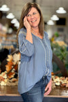 The Boho Breeze Embroidered Top-top-Nostalgia-Gallop 'n Glitz- Women's Western Wear Boutique, Located in Grants Pass, Oregon