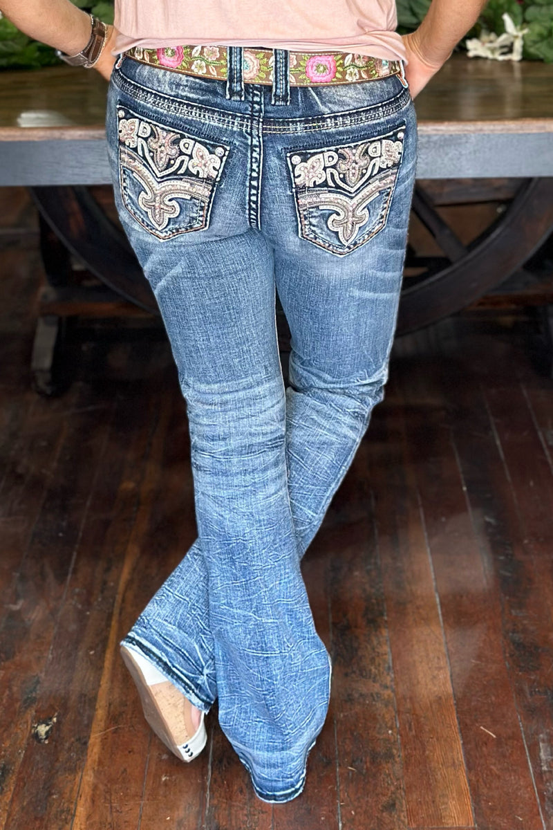 Rock Revival "NURI" Bootcut Jean 32" Inseam-Bootcut-Rock Revival-Gallop 'n Glitz- Women's Western Wear Boutique, Located in Grants Pass, Oregon