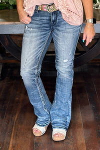 Rock Revival "NURI" Bootcut Jean 32" Inseam-Bootcut-Rock Revival-Gallop 'n Glitz- Women's Western Wear Boutique, Located in Grants Pass, Oregon