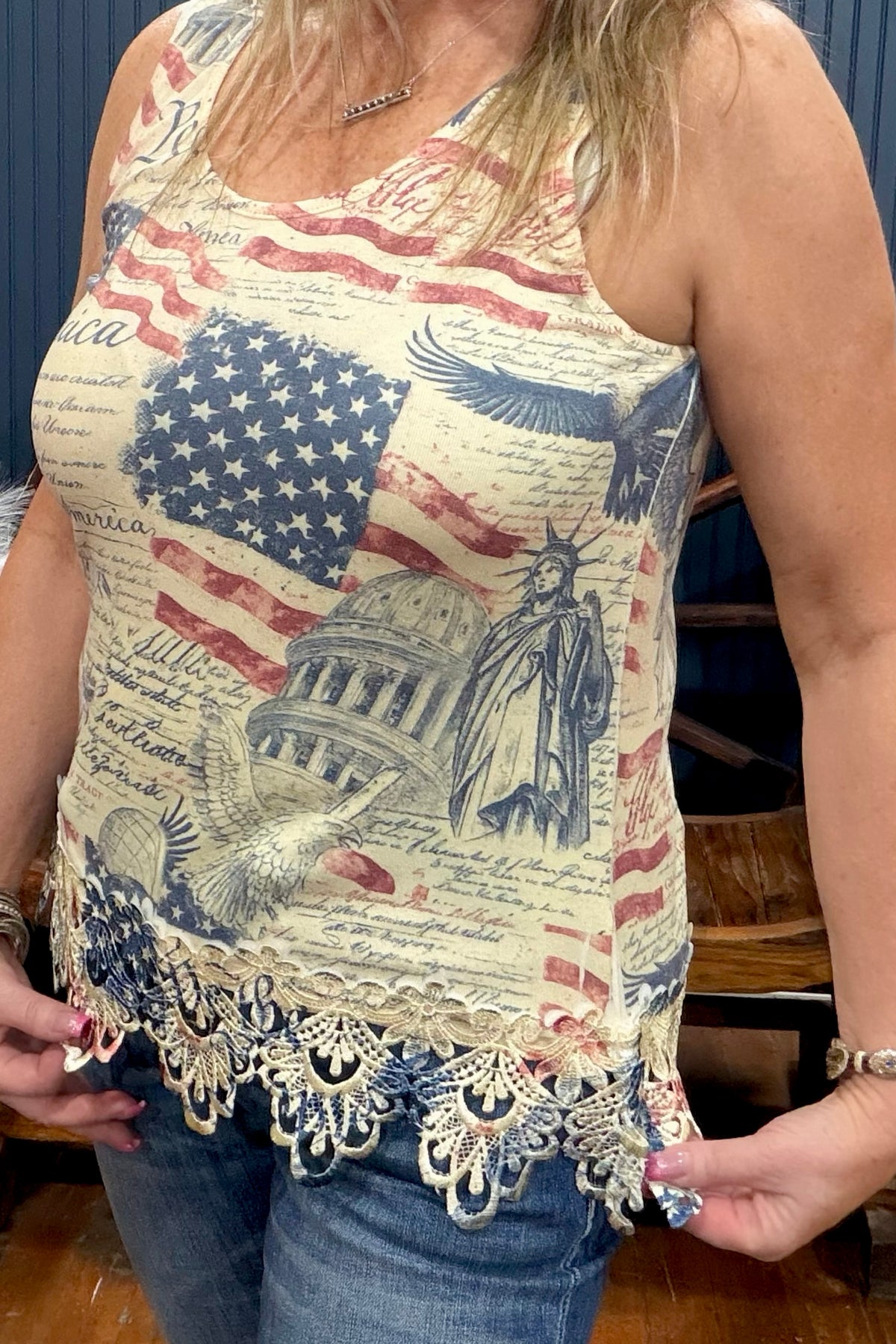Freedom N' Lace Tank