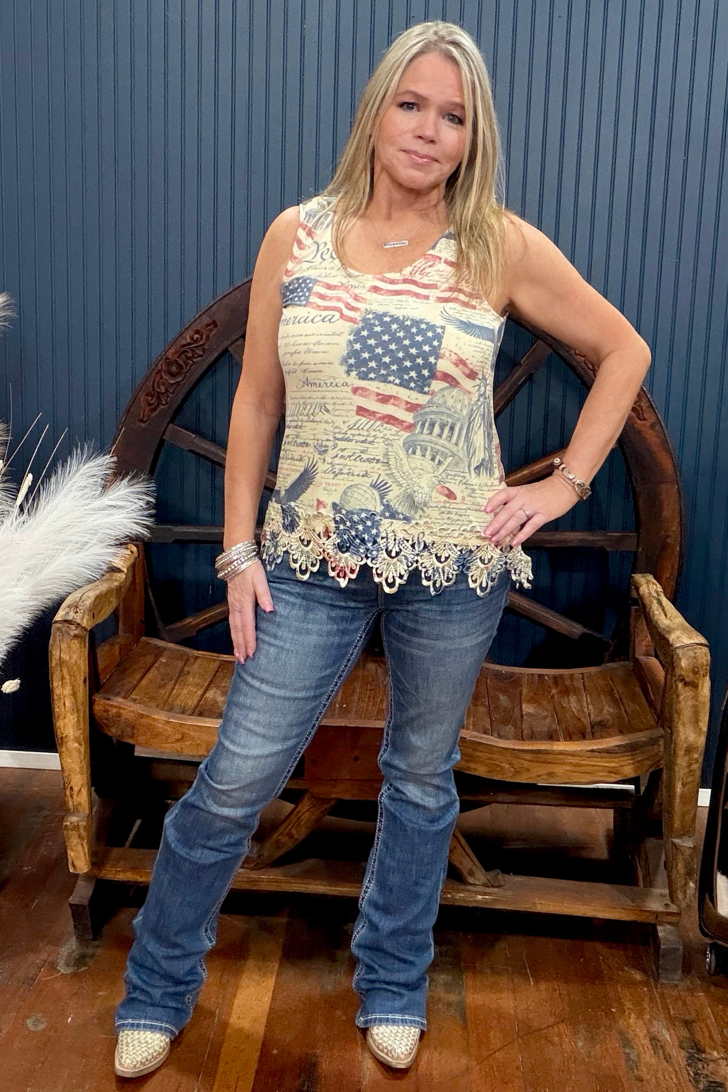 Freedom N' Lace Tank