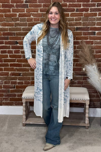 Bluebonnet and Sparkle Dreams Duster-Duster-Origami-Gallop 'n Glitz- Women's Western Wear Boutique, Located in Grants Pass, Oregon