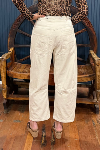 The Patchwork Bone Denim Pant-Casual-ee:some-Gallop 'n Glitz- Women's Western Wear Boutique, Located in Grants Pass, Oregon