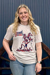 Patriotic Cowboy Tee-Graphic Tee-Texas True-Gallop 'n Glitz- Women's Western Wear Boutique, Located in Grants Pass, Oregon