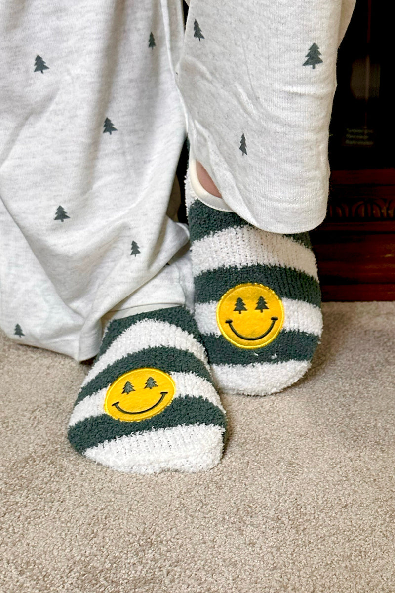 Cozy Smiley Socks by PJ Salvage-Socks-PJ Salvage-Gallop 'n Glitz- Women's Western Wear Boutique, Located in Grants Pass, Oregon