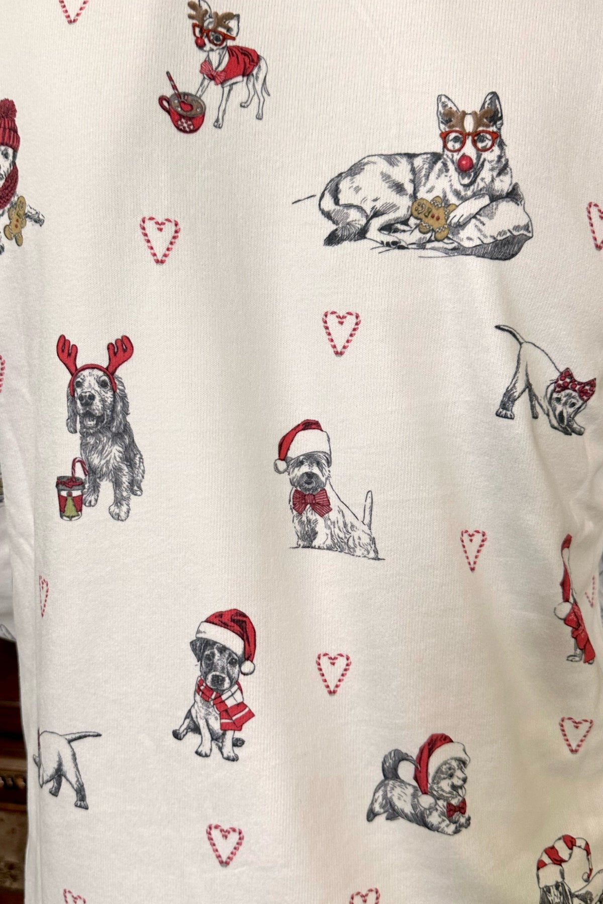 Candy Cane Dog PJ Set By PJ Salvage-Pajamas-PJ Salvage-Gallop 'n Glitz- Women's Western Wear Boutique, Located in Grants Pass, Oregon