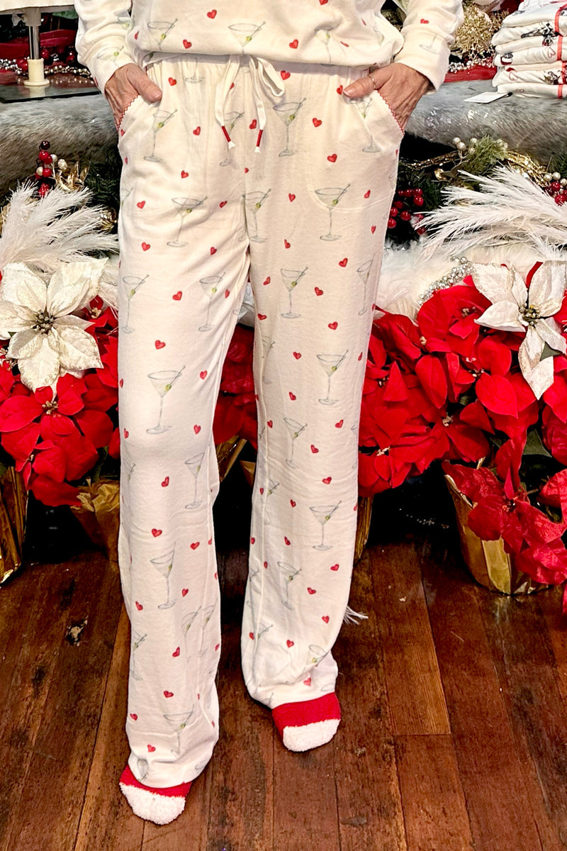 Happy Hour PJ Bottoms By PJ Salvage-Pajamas-PJ Salvage-Gallop 'n Glitz- Women's Western Wear Boutique, Located in Grants Pass, Oregon