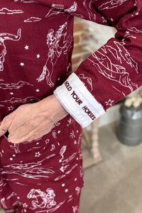 Hold Your Horses PJ Set By PJ Salvage-Pajamas-PJ Salvage-Gallop 'n Glitz- Women's Western Wear Boutique, Located in Grants Pass, Oregon