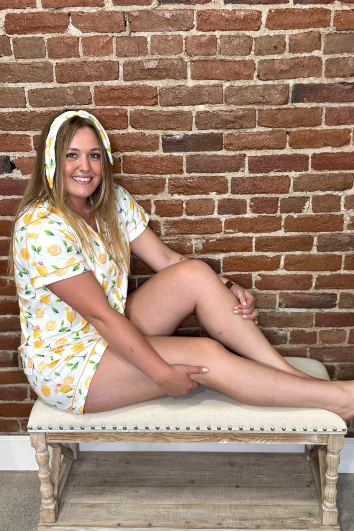 Mimosa Me PJ Set By PJ Salvage-Pajamas-PJ Salvage-Gallop 'n Glitz- Women's Western Wear Boutique, Located in Grants Pass, Oregon