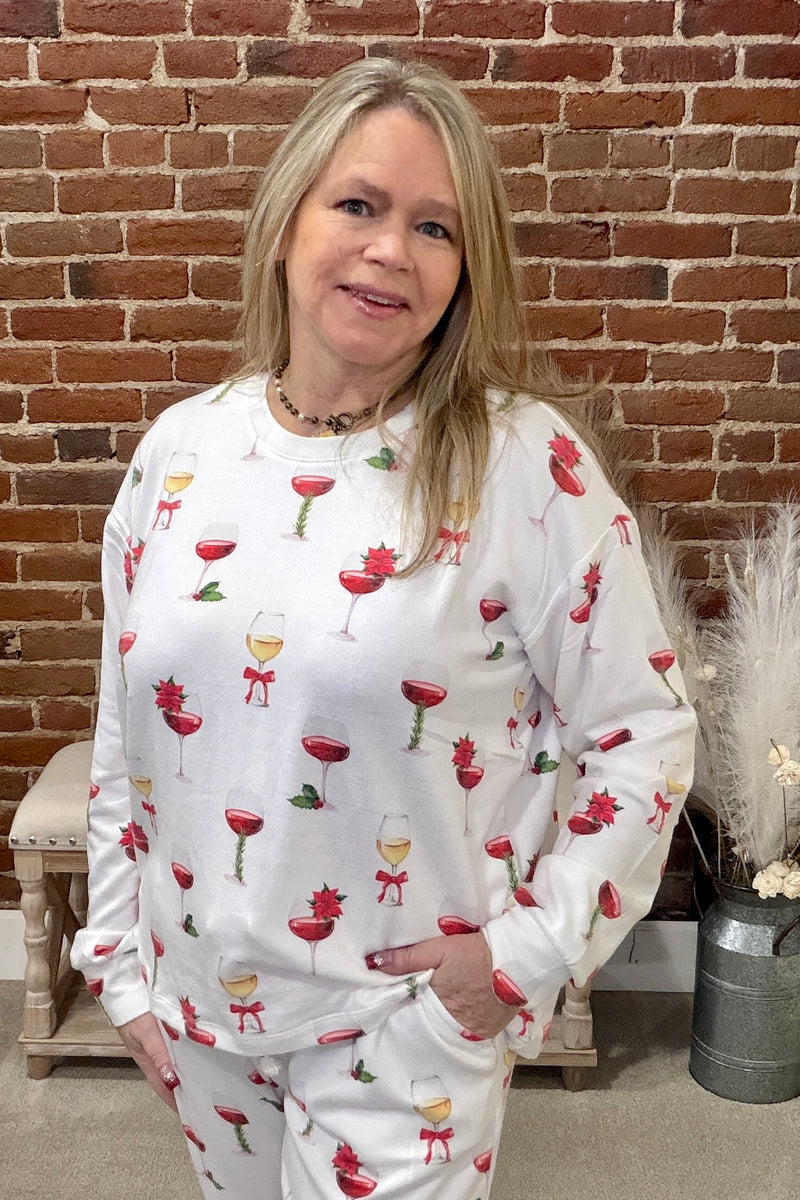 Lets Get Toasty PJ Set By PJ Salvage-Pajamas-PJ Salvage-Gallop 'n Glitz- Women's Western Wear Boutique, Located in Grants Pass, Oregon