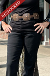 Ladies Angel Ranch Concho Western Belt-Belt-M&F-Gallop 'n Glitz- Women's Western Wear Boutique, Located in Grants Pass, Oregon