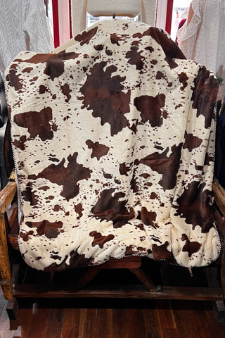 SUPER SOFT Rodeo Sherpa Throw Blanket-Gift-Duke Imports-Gallop 'n Glitz- Women's Western Wear Boutique, Located in Grants Pass, Oregon