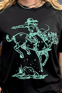 Roughrider Tee-Graphic Tee-Texas True-Gallop 'n Glitz- Women's Western Wear Boutique, Located in Grants Pass, Oregon