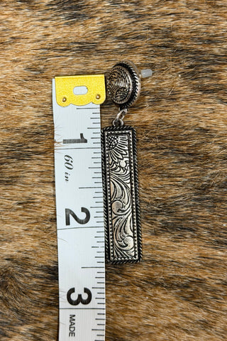Silver Sage Earrings-Jewelry-Pink Panache-Gallop 'n Glitz- Women's Western Wear Boutique, Located in Grants Pass, Oregon