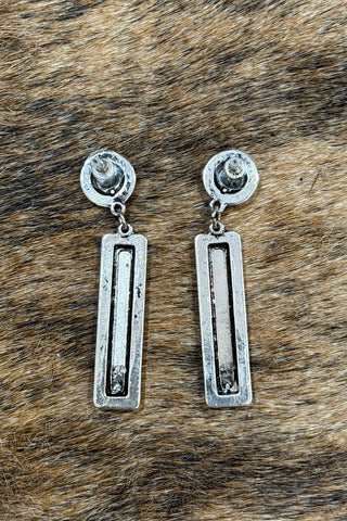 Silver Sage Earrings-Jewelry-Pink Panache-Gallop 'n Glitz- Women's Western Wear Boutique, Located in Grants Pass, Oregon