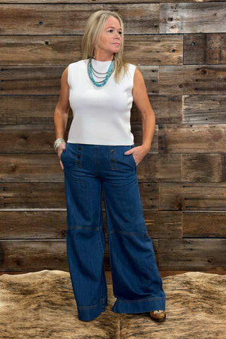 The Sophie Trouser Jean by Kimes Ranch-Trouser-Kimes-Gallop 'n Glitz- Women's Western Wear Boutique, Located in Grants Pass, Oregon