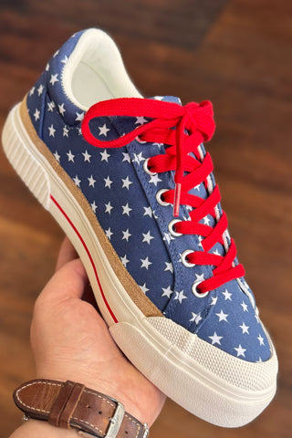 THATS HER Americana Lace-Up Platform Sneakers By Corkys-Women's Shoes-Corkys-Gallop 'n Glitz- Women's Western Wear Boutique, Located in Grants Pass, Oregon