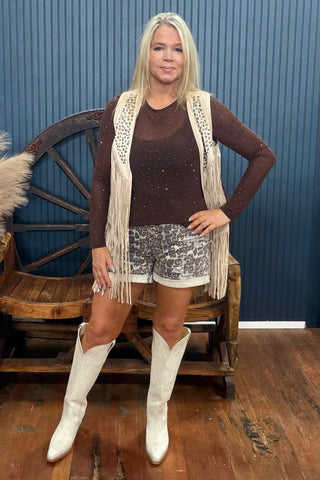 Tennessee Walking Shorts-Cheetah-Shorts-Sterling Kreek-Gallop 'n Glitz- Women's Western Wear Boutique, Located in Grants Pass, Oregon