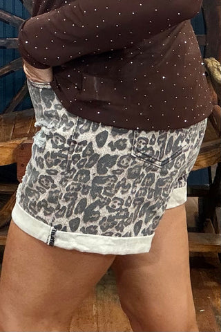 Tennessee Walking Shorts-Cheetah-Shorts-Sterling Kreek-Gallop 'n Glitz- Women's Western Wear Boutique, Located in Grants Pass, Oregon