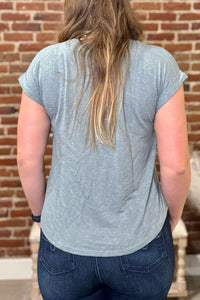 Sagebrush Trails Basic Tee-Top-Wasabi+Mint-Gallop 'n Glitz- Women's Western Wear Boutique, Located in Grants Pass, Oregon