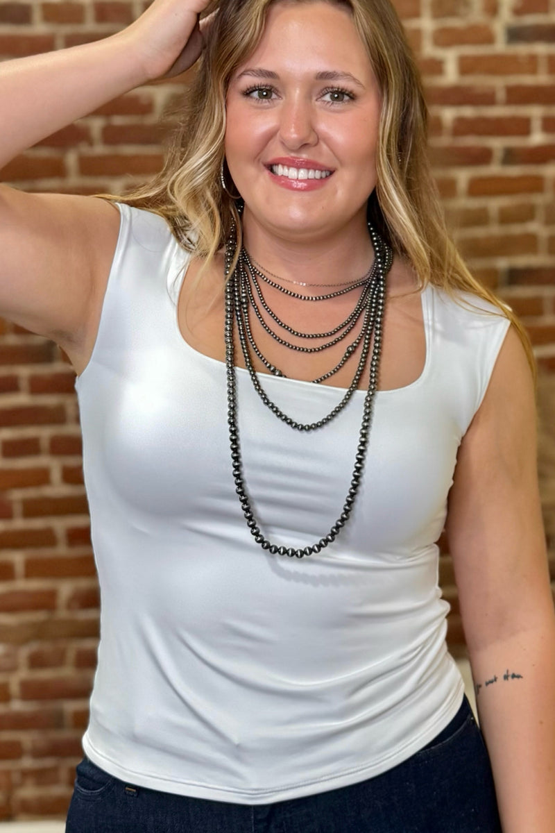 Sundown Square Neck Top-Top-Wasabi+Mint-Gallop 'n Glitz- Women's Western Wear Boutique, Located in Grants Pass, Oregon