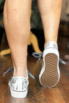 Waiting List White/Black Floral Sneaker By Corkys-Women's Shoes-Corkys-Gallop 'n Glitz- Women's Western Wear Boutique, Located in Grants Pass, Oregon