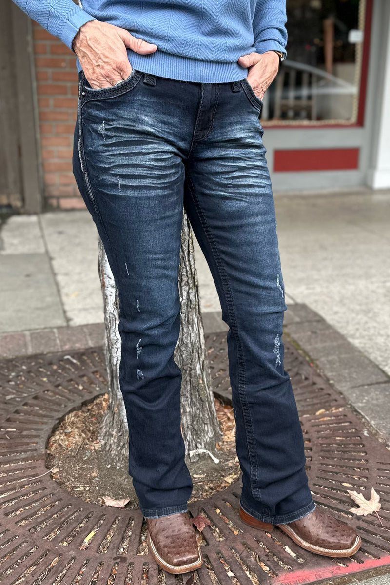 Rock Revival "YUI" Bootcut Jean-Bootcut-Rock Revival-Gallop 'n Glitz- Women's Western Wear Boutique, Located in Grants Pass, Oregon