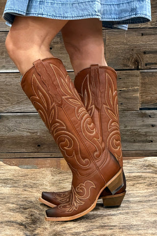 Desert Heirloom Tall Snip Toe Boot by Corral