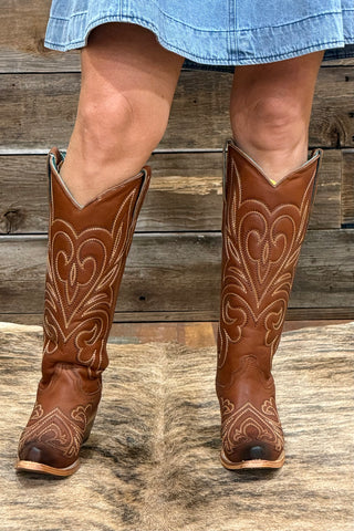 Desert Heirloom Tall Snip Toe Boot by Corral