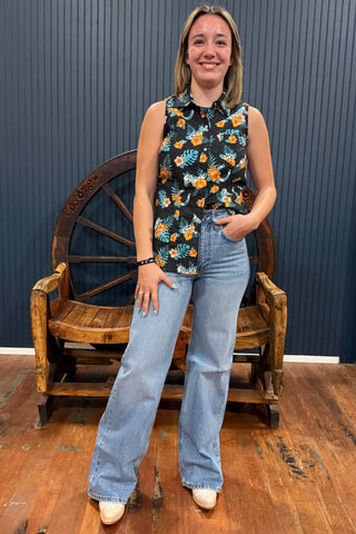 Light Wash Zoey Trouser Jean by Kimes Ranch-Trouser-Kimes-Gallop 'n Glitz- Women's Western Wear Boutique, Located in Grants Pass, Oregon