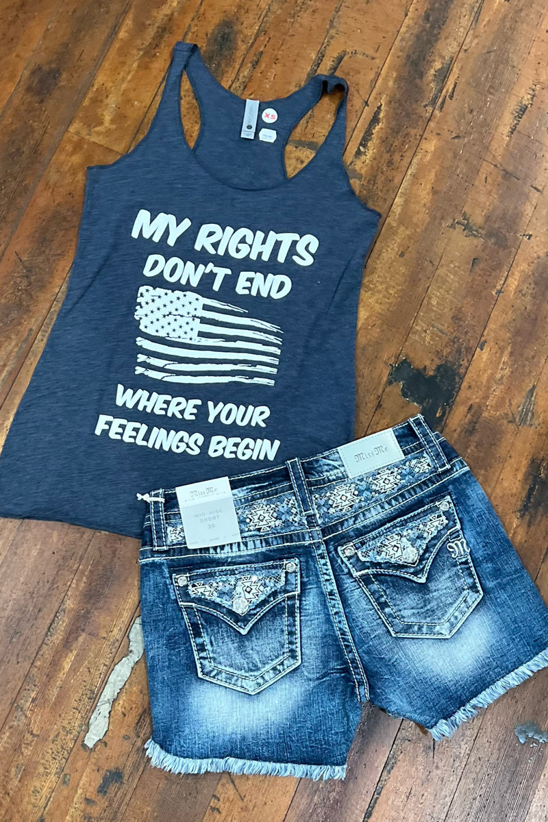 My Rights Tank-Graphic Tank-Gallop 'n Glitz-Gallop 'n Glitz- Women's Western Wear Boutique, Located in Grants Pass, Oregon