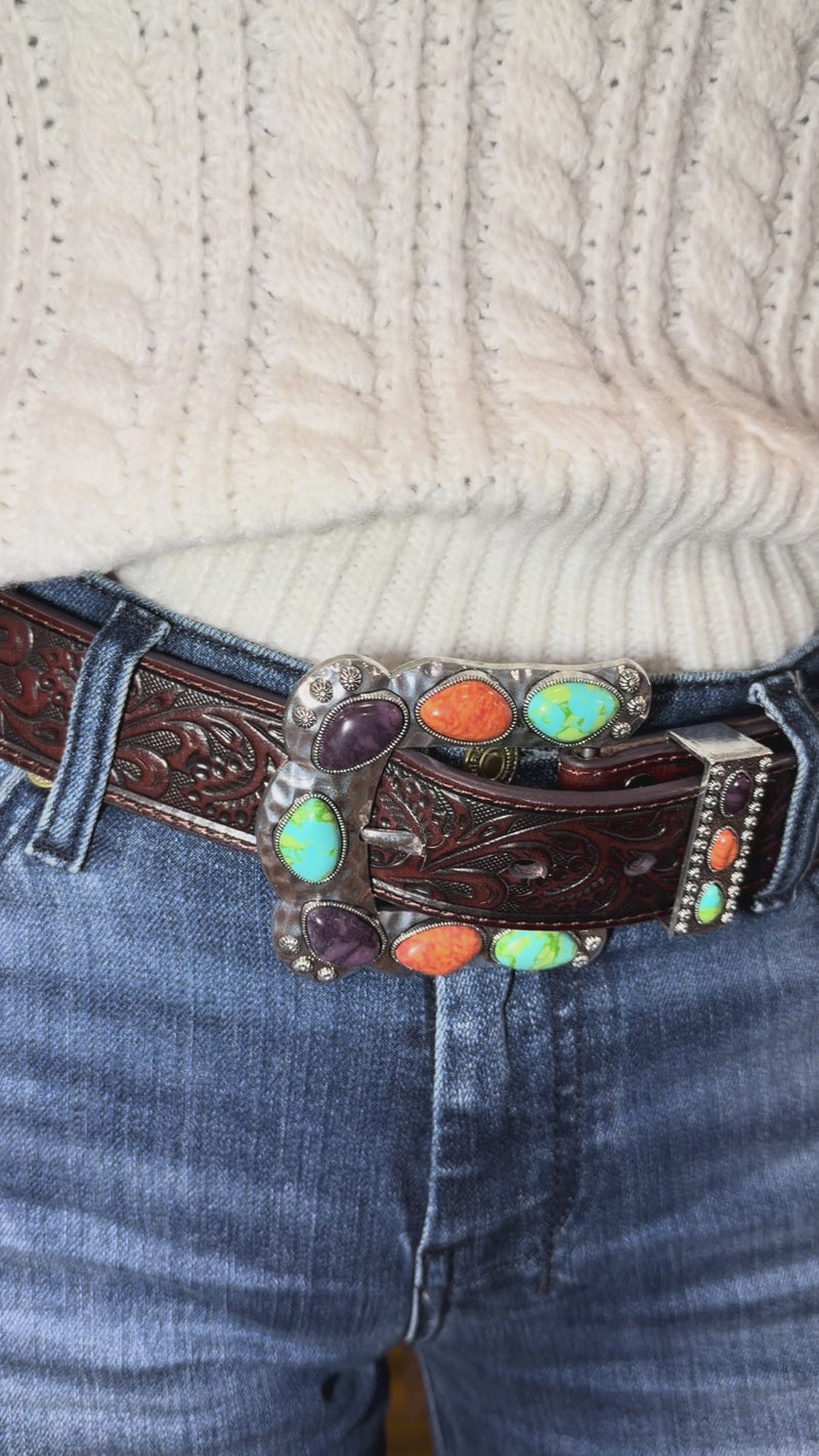 Rainbow Ridge Belt Buckle Set